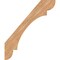 Ekena Millwork 3 1/2"W x 34"D x 40"H Olympic Smooth Knee Brace, Western Red Cedar BRC04X34X40OLY00SWR - alternate 3